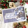 Hunkydory Duo Design Bloc de papier Motif Pays des merveilles d'hiver et flocons fantaisie