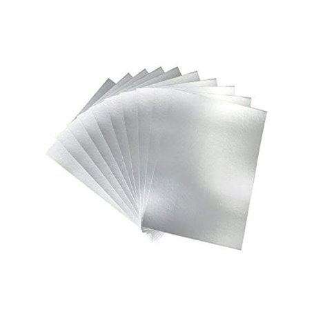 50 feuilles de papier cartonné argenté A4
