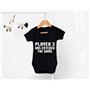 Reality Glitch Player 3 Has Entered The Game Baby Grow Body, Black, 0-3 Months Bébé garçon