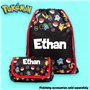 Pokémon - Trousse à crayons personnalisée pour enfants - Rouge et durable, Rouge
