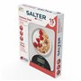Salter Balance électronique en acier inoxydable– Balance de cuisine, écran LCD, mesure les liquides, capacité maximale de 5 kg/1