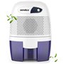Senelux Mini déshumidificateur d'air portable puissant de 500 ml - Petit déshumidificateur efficace et stable - Absorbeur d'humi
