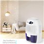 Senelux Mini déshumidificateur d'air portable puissant de 500 ml - Petit déshumidificateur efficace et stable - Absorbeur d'humi