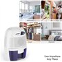 Senelux Mini déshumidificateur d'air portable puissant de 500 ml - Petit déshumidificateur efficace et stable - Absorbeur d'humi
