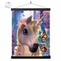 3D LiveLife Affiche Murales Lenticulaires Licorne Mignone de Deluxebase. Poster Fantaisie 3D sans Cadre. Décoration Murale Parfa