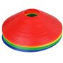 TRIXES 20 Articles Lot de Cônes Marquage Multicolores Légers Souples Football Sports Entraînement