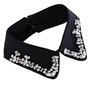 TRIXES Faux Col Strass – Collier Diamante – Déguisement Halloween – Accessoire Applique Collier Détachable