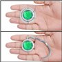 Kurtzy Lot de 6 Crochet Sac à Main Portable - Crochet Attache Sac Pliable Argenté - Porte Sac à Main Pliable en Métal pour Table