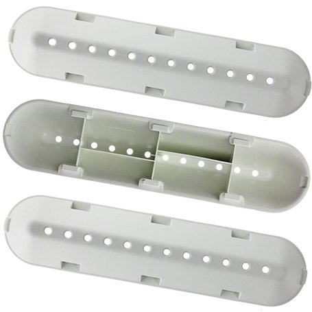 SPARES2GO Lot de 3 Bras de Levage de Tambour 12 Trous compatible avec Indesit Machine à Laver (227 mm x 53 mm x 38 mm)
