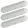 SPARES2GO Lot de 3 Bras de Levage de Tambour 12 Trous compatible avec Indesit Machine à Laver (227 mm x 53 mm x 38 mm)