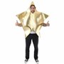 I LOVE FANCY DRESS - Costume de Noël pour adulte - Costume d'étoile grand doré avec trous pour le visage et les bras - Unisexe -