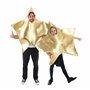 I LOVE FANCY DRESS - Costume de Noël pour adulte - Costume d'étoile grand doré avec trous pour le visage et les bras - Unisexe -
