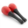 Mad About MAR01 Mini Maracas en Rouge Oeuf Shaker Maracas Paire de Percussions pour écoles et groupes de Percussion