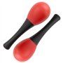 Mad About MAR01 Mini Maracas en Rouge Oeuf Shaker Maracas Paire de Percussions pour écoles et groupes de Percussion
