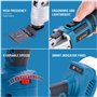 KATSU FIT-BAT 21V Outil Multifonction Oscillant sans Fil Brushless Moteur sans Balais avec 6 Vitesses, Système de Changement Rap