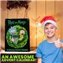 RICK AND MORTY Calendrier de l'Avent 2024, Calendrier de Compte à Rebours Amusant