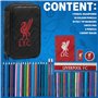 Liverpool F.C. Rempli Trousse Scolaire, Coloriage et Papeterie Ensemble - Affaires Scolaires