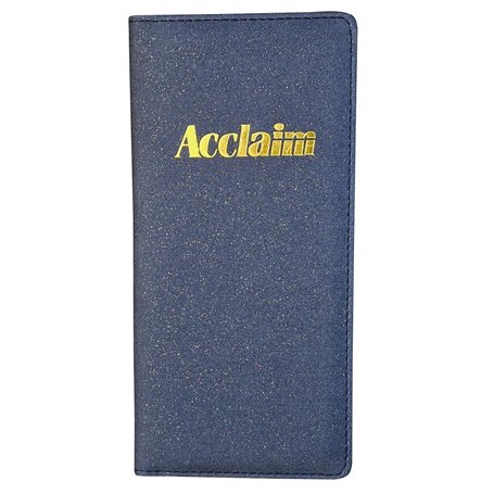 Acclaim Support rigide pour cartes de score de bowling avec clip à ressort et boucle pour stylo - 23 cm x 11 cm - Noir