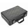 A1 FASHION GOODS Attache Case Mallette classique en aluminium avec double serrure TSA Noir
