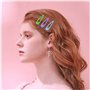 Litinliv 40 Pièces Barettes Cheveux Fille, 5cm Colorées Métal Snap Barette, Pince Cheveux Fille Femme Enfant, Pince à Cheveux, F