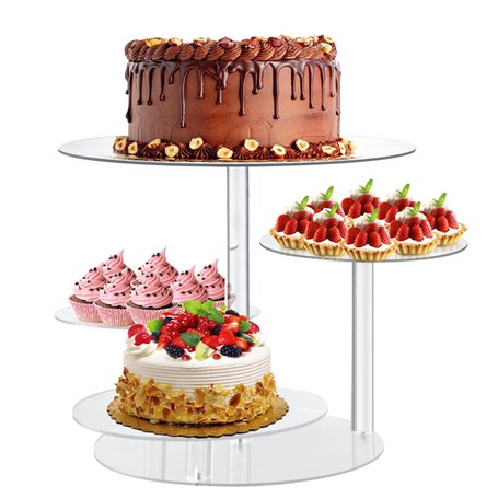 Focenat Présentoir à Gâteaux à 4 Étages