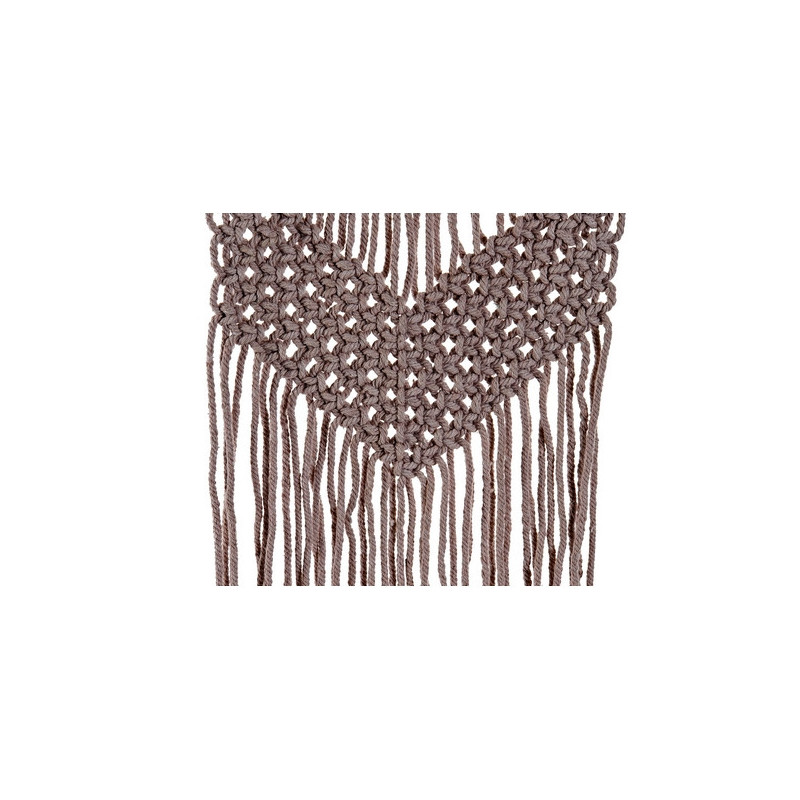 Image secondaire de Décoration Suspendue DKD Home Decor Violet Marron Clair Bambou