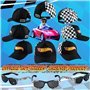 Hot Wheels Casquette de Baseball et Lunettes de Soleil Garçon Chapeau Soleil Été Protection Solaire UV Vacances Accessoires