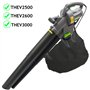 SPARES2GO Sac de collecte compatible avec TheHandy THEV2500 THEV2600 THEV3000 le Souffleur de Feuilles