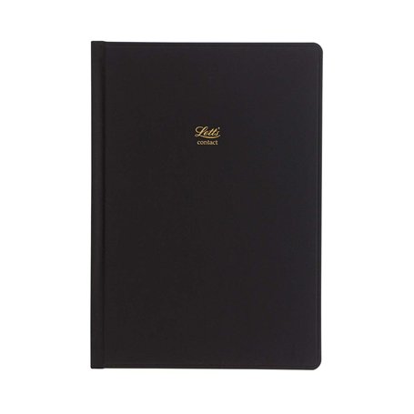 Letts of London Icon Carnet d'adresses A5 Noir
