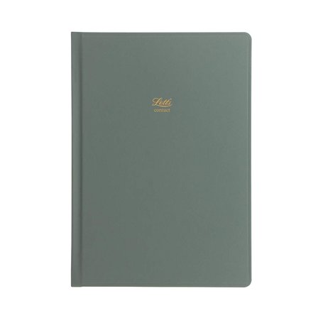 Letts of London Icon Carnet d'adresses A5 Vert