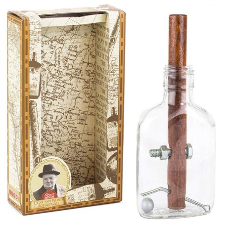 Great Minds Churchill's Cigar and Whiskey Bottle Puzzle