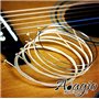 Adagio Pro Lot de 2 jeux de cordes légères pour guitare acoustique Calibre 11-50 Bronze phosphoreux Convient également comme cor
