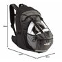 JDC Sac à Dos Moto étanche 24 L avec Espace pour Le Casque, Extensible à 36 L – Frontier