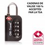 OW-Travel Cadenas TSA pour Valise. Cadenas Code 4 Chiffres Antivol pour Bagages Casier Rangement Tente Camping. TSA Bagages Comb