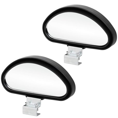 TRIXES 2 X Miroirs d'Angles Morts Grand Angle Réglables pour Voiture Camionnette Remorquage