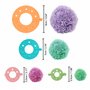 5/7 et 9 cm) - Kit Pompons Loisirs Creatifs Réutilisable pour