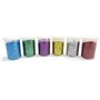 ArkCRAFT TR294561 Lot de 6 tubes de shaker à paillettes pour travaux manuels et fournitures d'art Multicolore