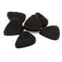 Felt Tones Mini FELM-MT-4 Boîte mixte de 4 médiators pour ukulélé, naturel, 4 mm x 26 mm x 22 mm