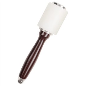 Handi Stitch Maillet Cuir - 20,5 cm - Maillet Caoutchouc de Nylon avec Manche en Bois - Outils Cuir pour Couture, Maroquinerie,  Handi Stitch Maillet Cuir - 20