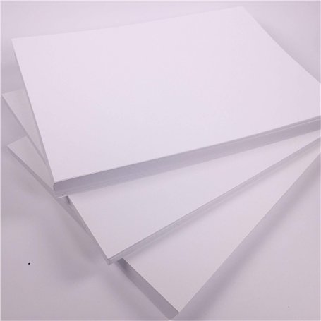 Lot de 100 feuilles de papier cartonné A6 blanc brillant 180 g/m² 230 microns pour travaux manuels
