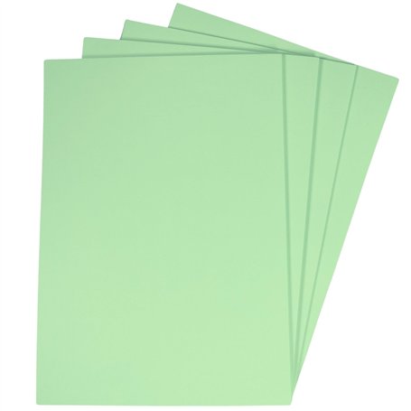 Lot de 50 feuilles de papier cartonné A4 vert menthe 160 g/m² pour imprimante photocopieuse