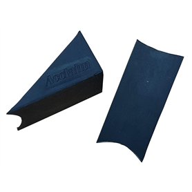 Acclaim Lot de 2 bols de bowling antidérapants en caoutchouc noir 5,5 cm x 3 cm x 3 cm Acclaim Lot de 2 bols de bowling antidérapants en caoutchouc noir 5