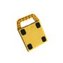 KATSU Lot de 4 Stabilisateur pour Cric de Caravane Patins avec Poignée et Caoutchouc Antidérapant, Plaques de Support pour Campi