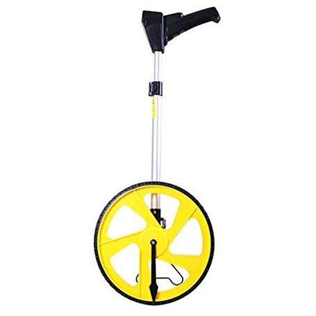 TOPWAY Roue de Mesure de Distance Numérique 9999.9m avec Poignée Télescopique 70-100cm