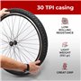 Fincci Paire Pneus VTT 27.5 x 2.35 Pouces 60-584 Pliable Pneu Velo Maori pour VTC Montagne Fuoristrada Vélo Bicyclette avec 27.5