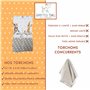 SPOTTED DOG GIFT COMPANY Torchon Cuisine Lot de 2, Torchons à Vaisselle au Mignon Chien Imprimé, 100% Qualité Coton Absorbant, I