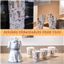 SPOTTED DOG GIFT COMPANY Torchon Cuisine Lot de 2, Torchons à Vaisselle au Mignon Chien Imprimé, 100% Qualité Coton Absorbant, I