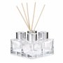 MATANA 10 Bouteilles Diffuseur en Verre Vides avec 40 Bâtonnets de Parfum - Diffuseur Parfum Bouteilles, Flacon Diffuseur Parfum