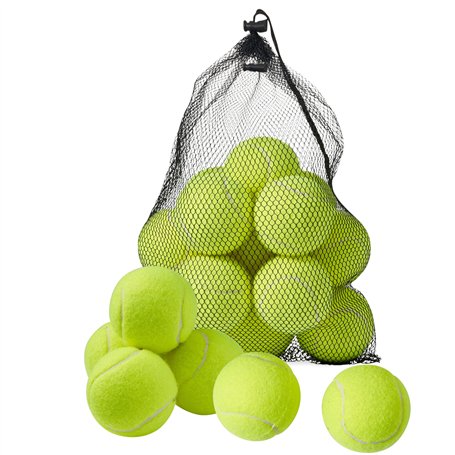 BRAMBLE 15 Balles de Tennis avec Sac de Transport pour Sport