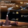 Encens Cone Refoulement Naturels Fumino Faits Maison Lot d’encens Essentiels de 6 boîtes 90 Cônes Backflow Masala Agarbatti Joss